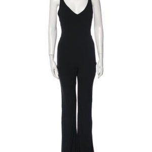 Haney Silk V-Neck Jumpsuit
